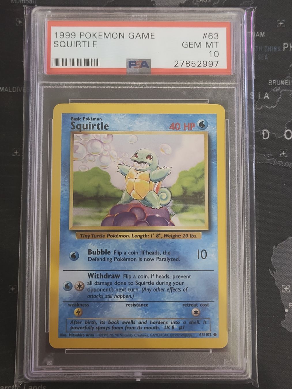 Pokémon Cartes à collectionner: Squirtle 1999 Base Set 10 PSA EN – Neuf (Voir description) à Therwil par Cordachu_Trade