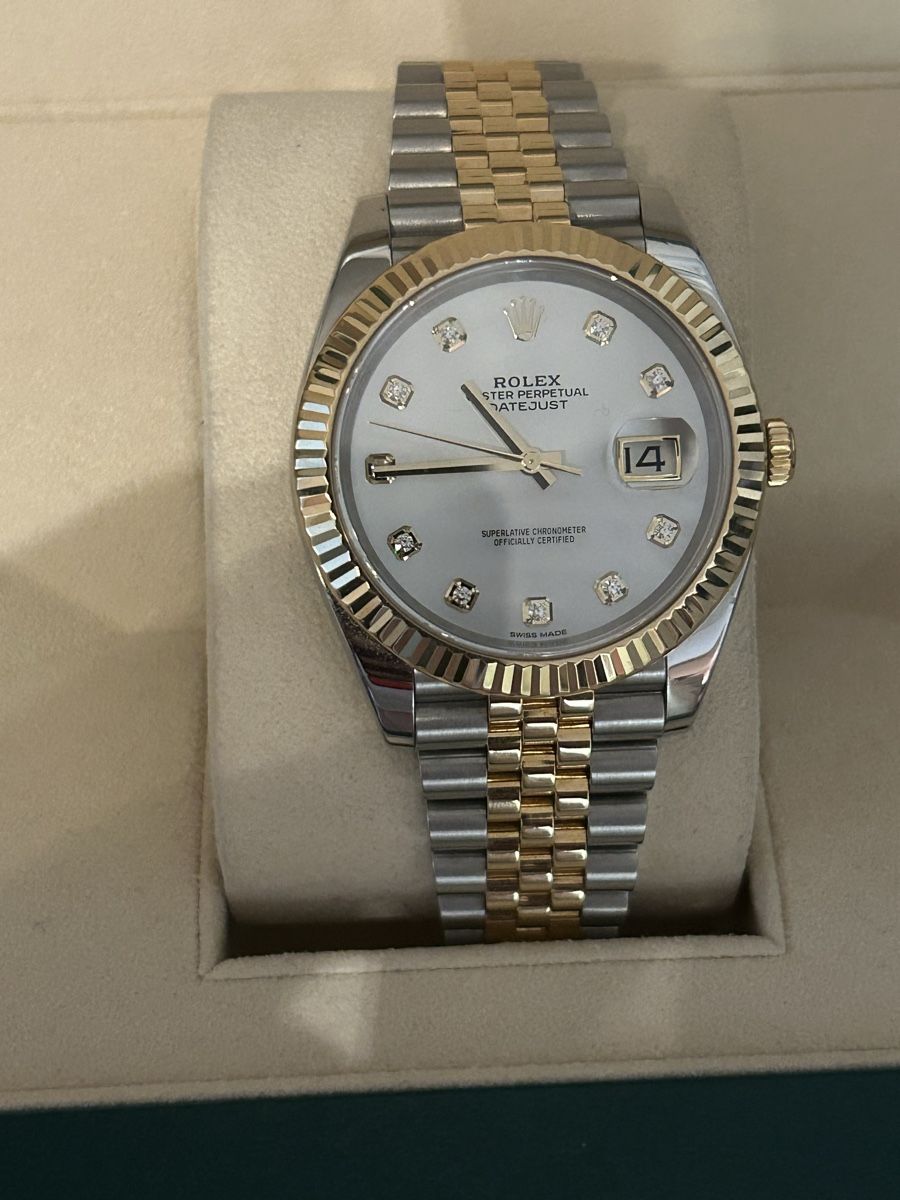 Rolex Montres: Rolex Datejust 41, Bicolor, Diamant, Perlmutt – D'occasion à Basel par David_2019