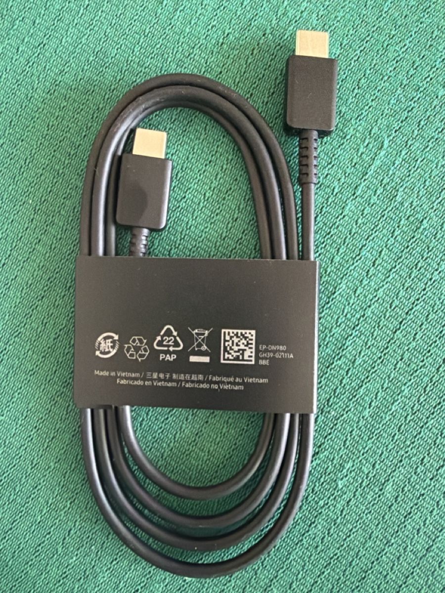 Samsung Cavi: Câble USB-C Samsung noir EP-DN965 1.0m neuf – Nuovo e nell'imballaggio originale da Troinex venduto da cashgva