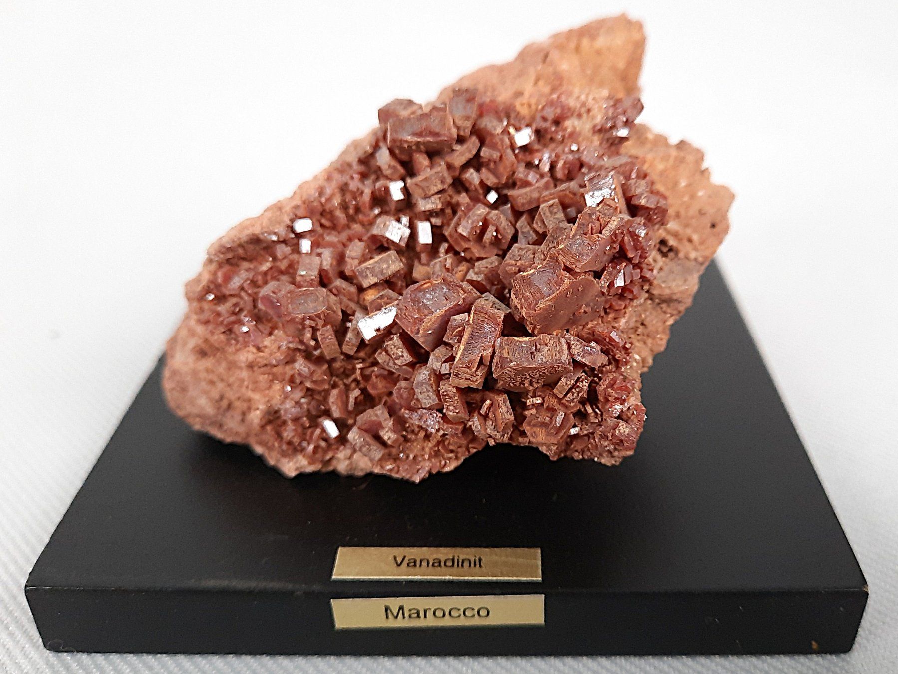 Minerali & Pietre curative: Vanadinit und Baryt-Kristallstufe – Usato da Beinwil am See venduto da Restwert_Beinwil 1