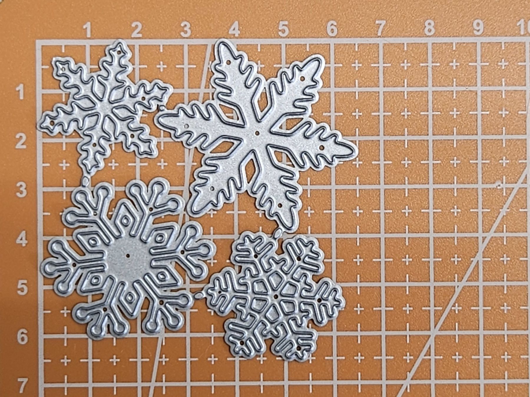 Sciablone: Stanzschablone Nr.1066, Schneeflocken, Weihnachten – Nuovo e nell'imballaggio originale da Gretzenbach venduto da Fliegepilz56 1