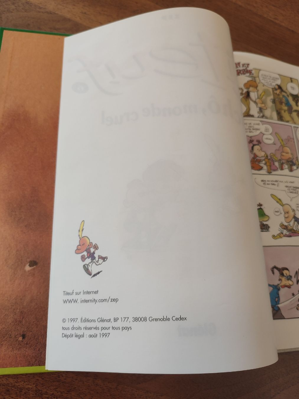 Fumetti: Titeuf T6 EO TBE, COMME NEUF  – Usato da Bougy-Villars venduto da Vogue 1