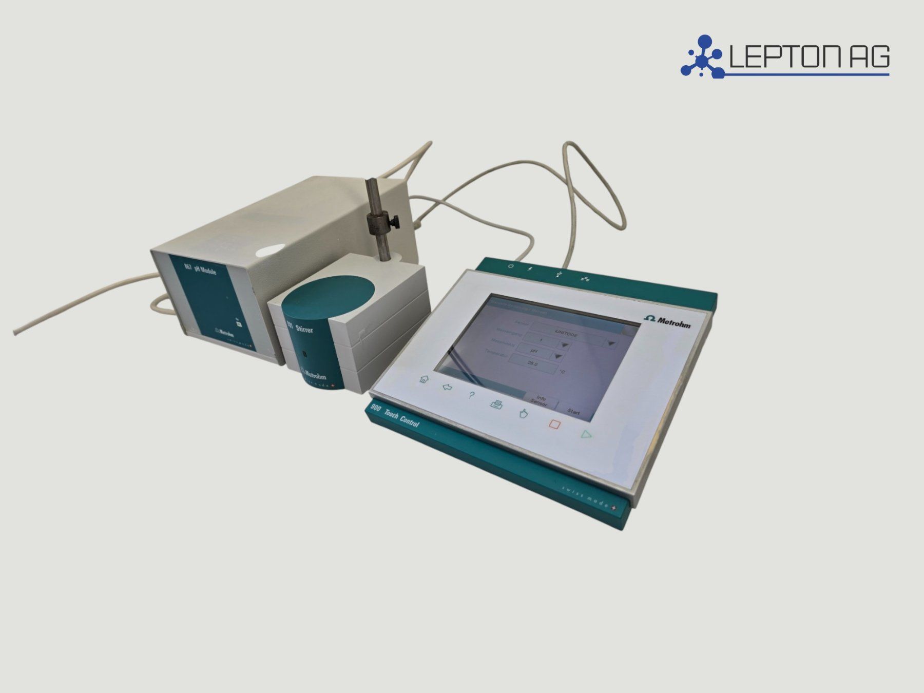 Misurare: Metrohm 900 Touch Control, 867 pH Module, 801 Stirrer – Usato da Niederdorf venduto da LeptonAG_Labor 1