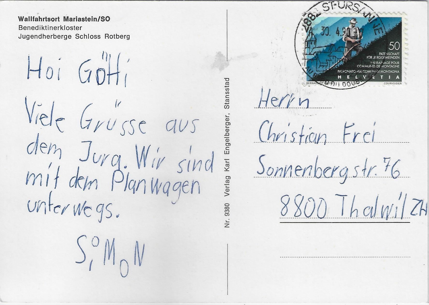 Cartes postales: Mariastein SO - Multiview – D'occasion à Ettingen par Kartenplanet 1