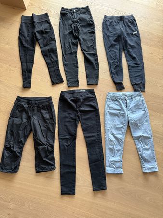 6 Damenhosen, ca. Grösse M verschiedene Marken