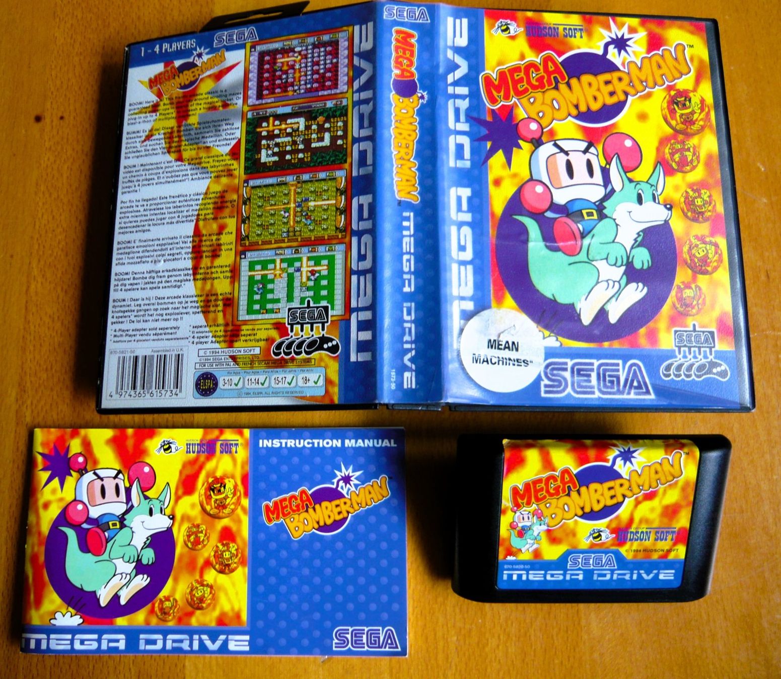 Sega Giochi: Mega Drive: Mega Bomberman, CIB, 1994, Excellent état ! – Difettoso da Onex venduto da Jaguar1986 1