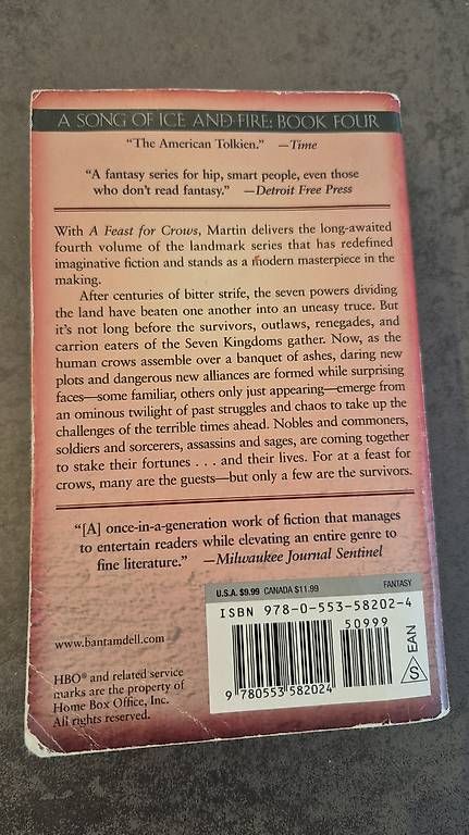 Libri: A Feast for Crowns - George R.R. Martin – Usato da Sevelen venduto da SSinaWWieland 1