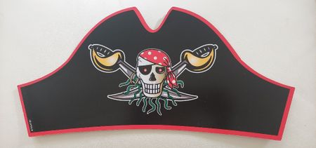 6 x Piratenhut Kinder Fasnacht Karneval Kostüm Zubehör