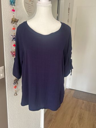 3/4 Arm Shirt dunkelblau von Zabaione Gr. XL