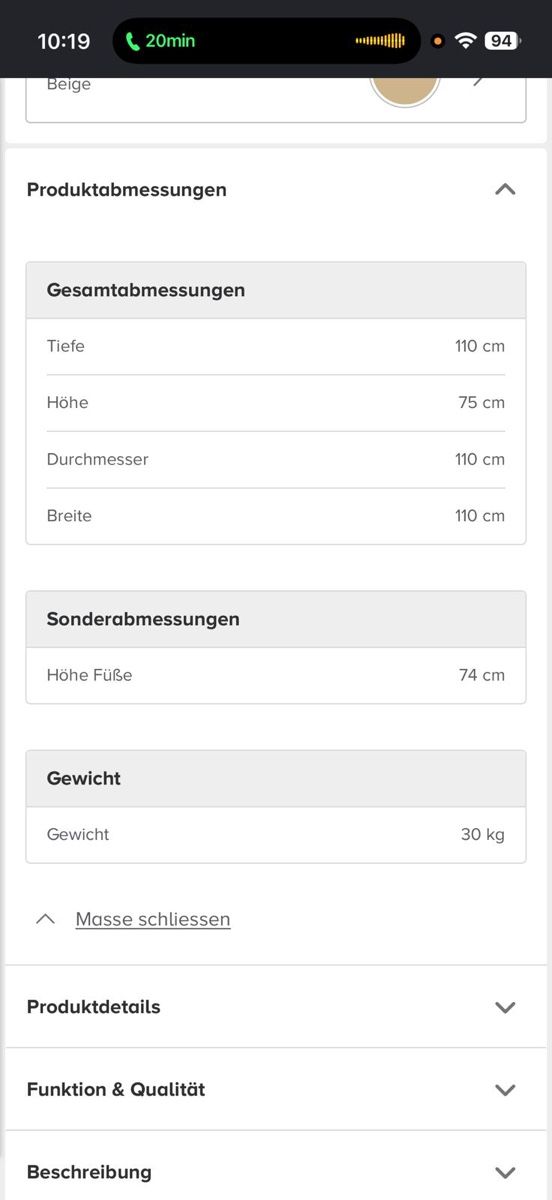 Tables: Moderner Bianca Esstisch – Neuf (Voir description) à Bolligen par lim_l5v7 2