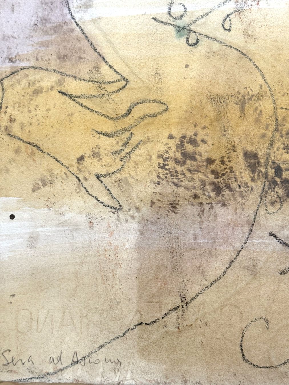 Dipinti: Franco Rognoni: Abend in Ascona, Mischtechnik auf Papier – Usato da Ponte Tresa venduto da 11GalleriaAlterEgo11 5