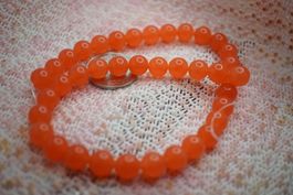 Kugel Strang echte RedQuarz  look 10mm Imitat Quarz&Zinnoxid