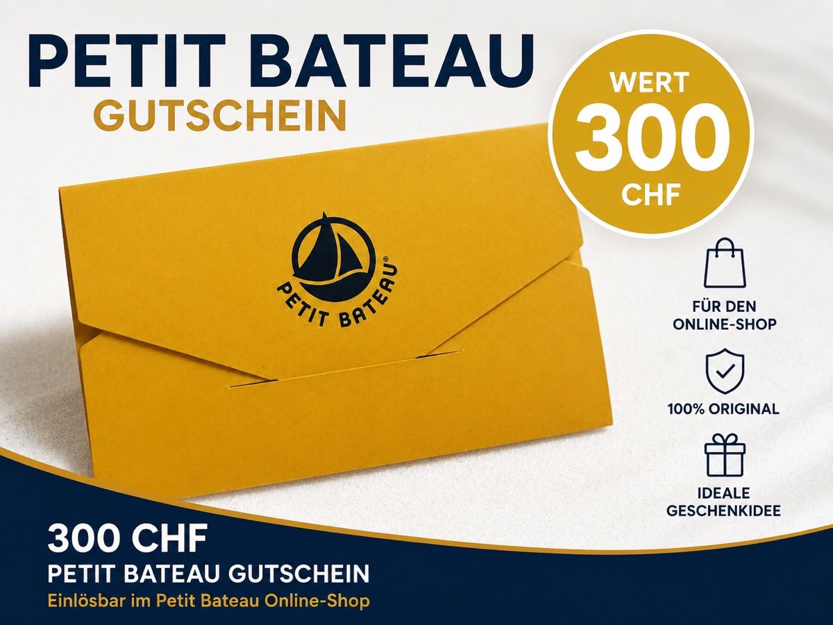 Buoni: Petit Bateau Gutschein - 300 CHF – Nuovo e nell'imballaggio originale da Berg am Irchel venduto da latustrade