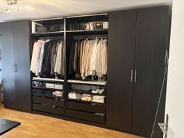Ikea Pax Schrank 4 Meter, dunkelbraun