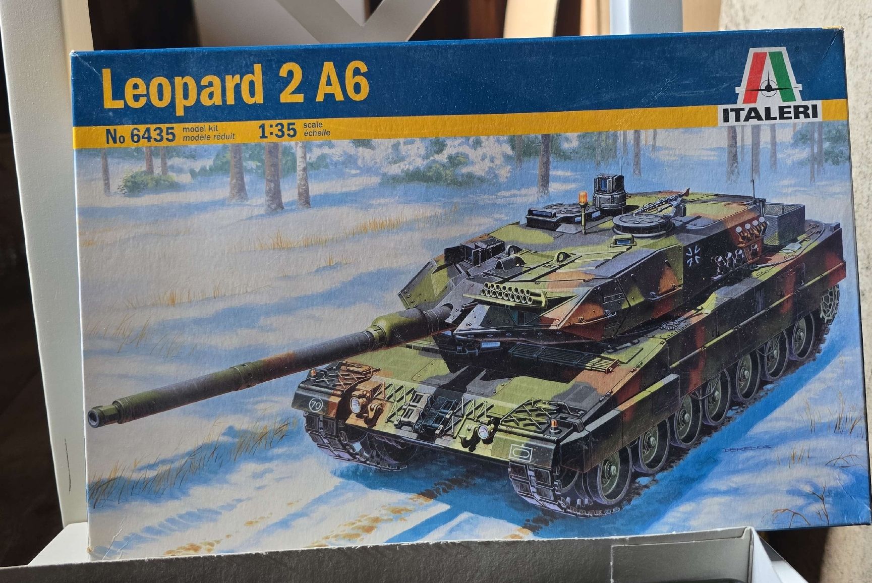 Italeri Kit di modellismo & Modellini statici: Italeri Leopard 2 A6 Model Kit 1:35 usato – Nuovo e nell'imballaggio originale da Balsthal venduto da cri_8tqn