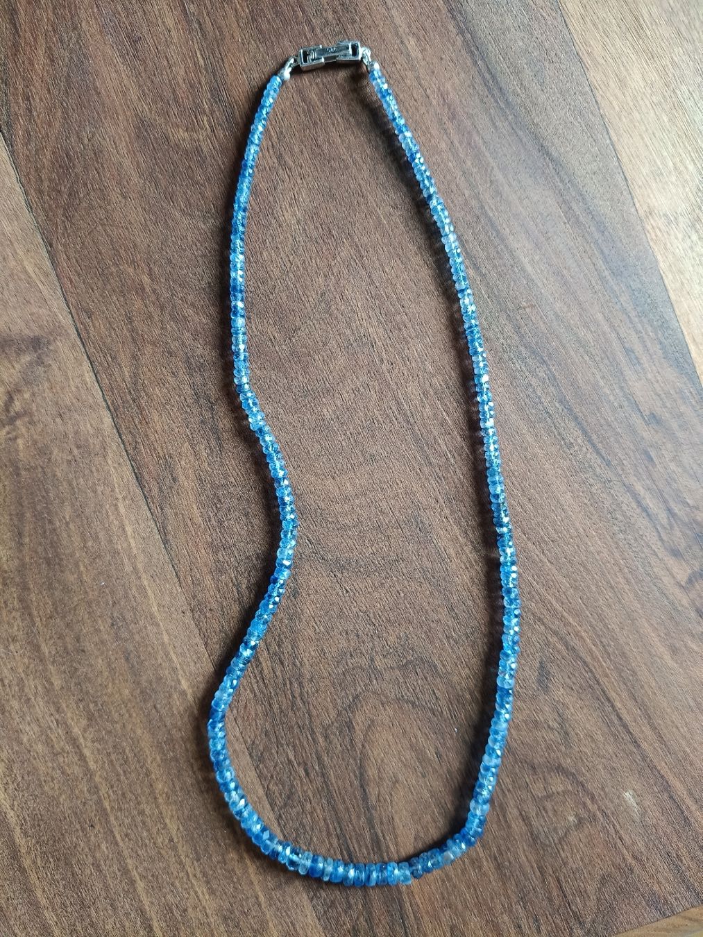 Catenine: Wunderschönes Saphir-Collier, 925er Silber – Nuovo (secondo la descrizione) da Adliswil venduto da Vimovi 3
