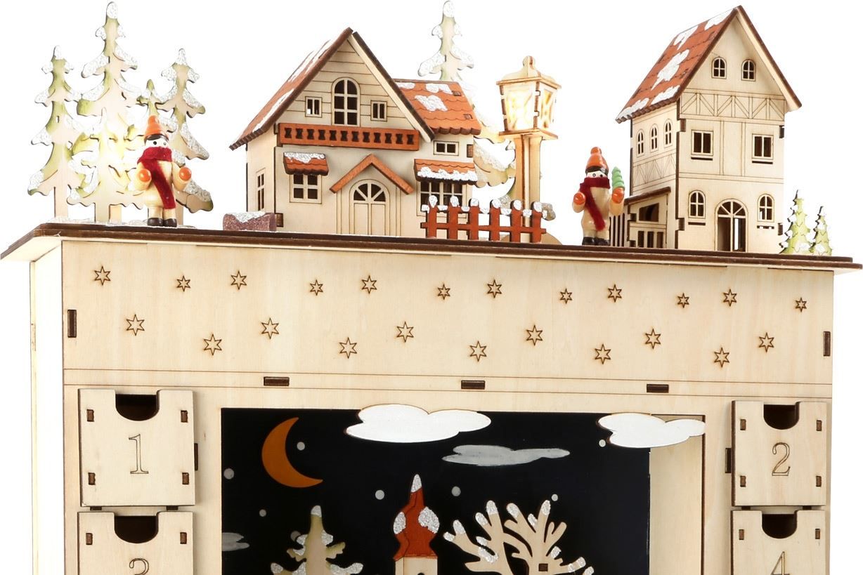 Calendari: Adventskalender / Weihnachtskalender Wintertraum mit Licht – Nuovo e nell'imballaggio originale da Wettingen venduto da Swala 2
