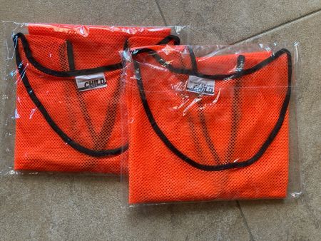 Trainingsleibchen/Überziehtrikot 2x Kinder, orange