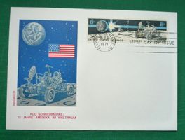 Ersttagsbrief: 10 Jahre Amerika im Weltraum (Astrophil 20)