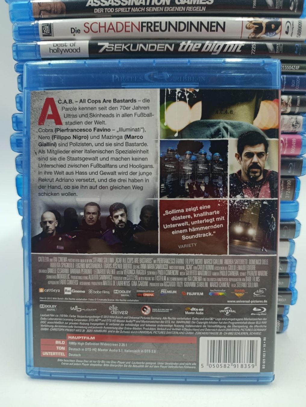 Tutti i DVDs: ACAB Blu Ray DVD – Usato da Wil SG venduto da Donaldus 1