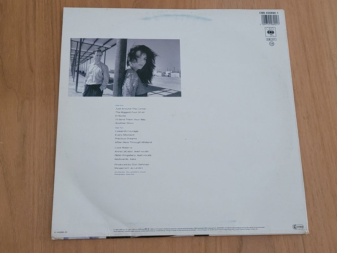 Schallplatten: LP  Cock Robin – Gebraucht aus Martigny von MZ-67 1