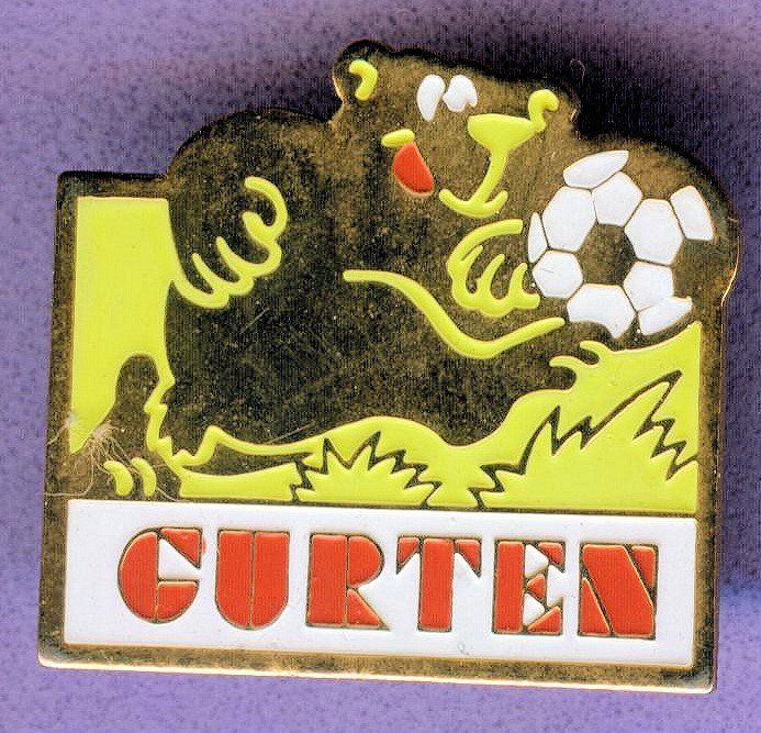 Plaketten & Abzeichen: GURTEN Bier  FUSSBALL – Gebraucht aus Winterthur von Sammleroase