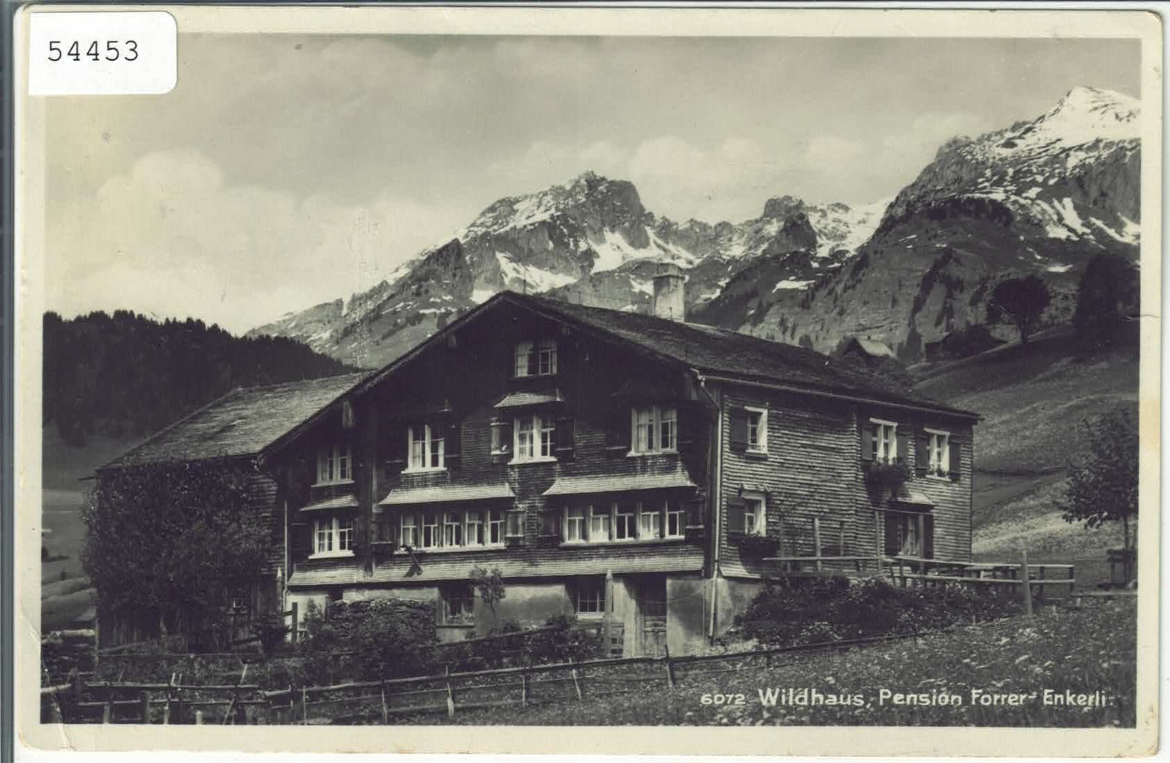 Ansichtskarten: Wildhaus - Pension Forrer-Enkerli – Gebraucht aus Ettingen von Kartenplanet