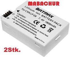 2x Akku LP-E8 Canon EOS 650 700D 1800mAh EOS 650D / EOS 700D