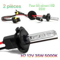 2x | Ampoules Xenon H7 12V 35W 5000K pour kit xénon 35W