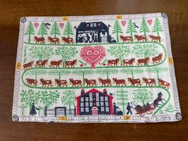 KREIER Kissenbezug Bauernhaus Kühe CH-Design, 29x42cm