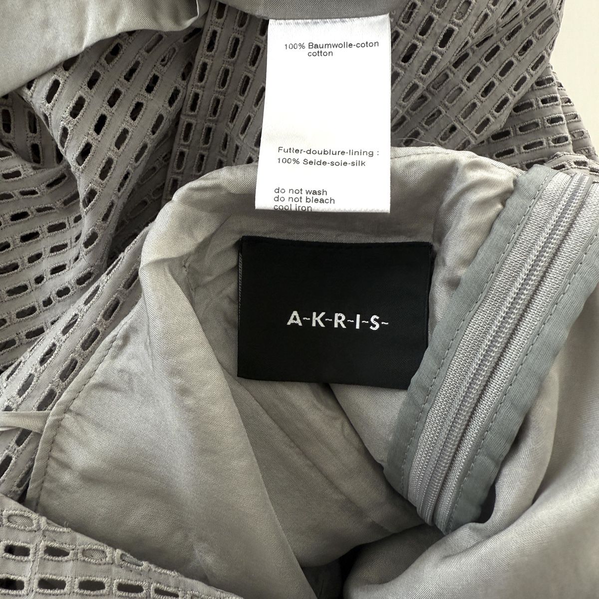 Akris Vestiti: AKRIS Gray Cotton Dress – Nuovo (secondo la descrizione) da Emmen venduto da Avviivva_Com2023 5