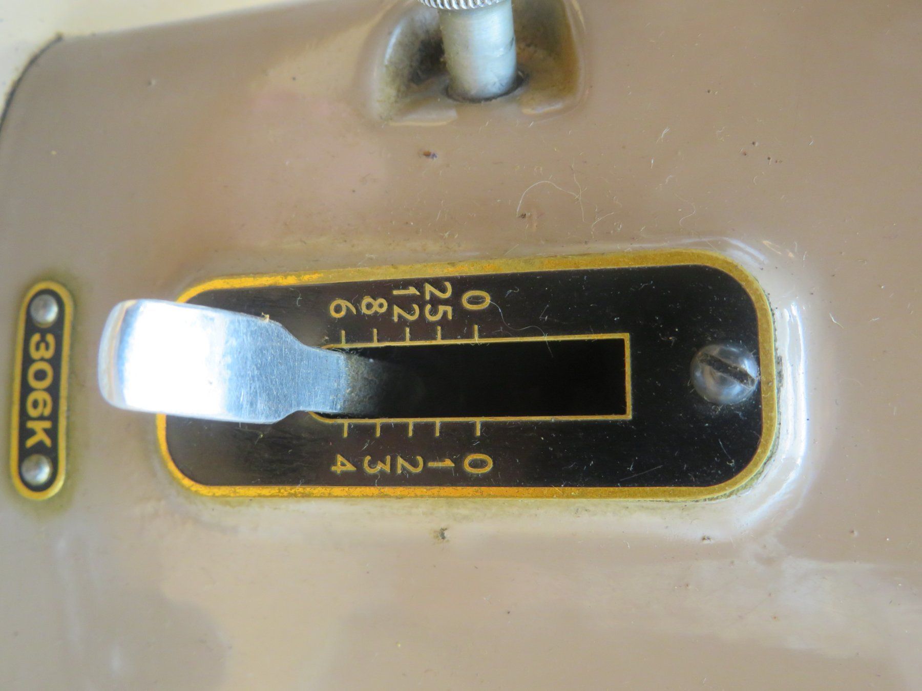 Singer Macchine da cucire: Singer 306k Slant-O-Matic – Usato da Reinach BL venduto da WBZ-Flohmarkt 6
