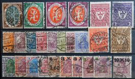 Deutsches Reich ex. Kat. 108-203 gest. 1918/22
