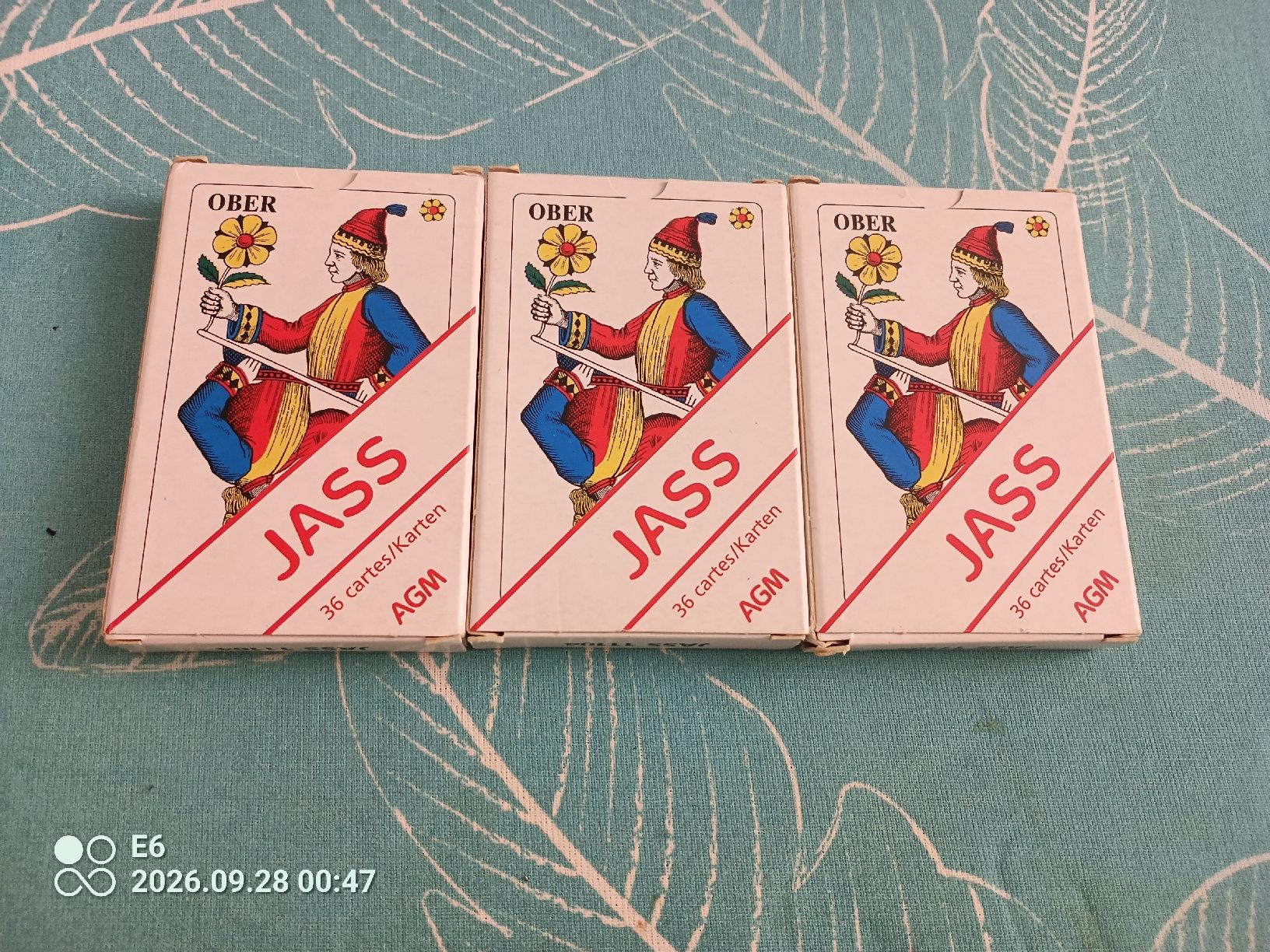 Spiele: 8 Pakete Spiel/Jasskarten – Neu und originalverpackt aus Zürich von Mitzi6 2