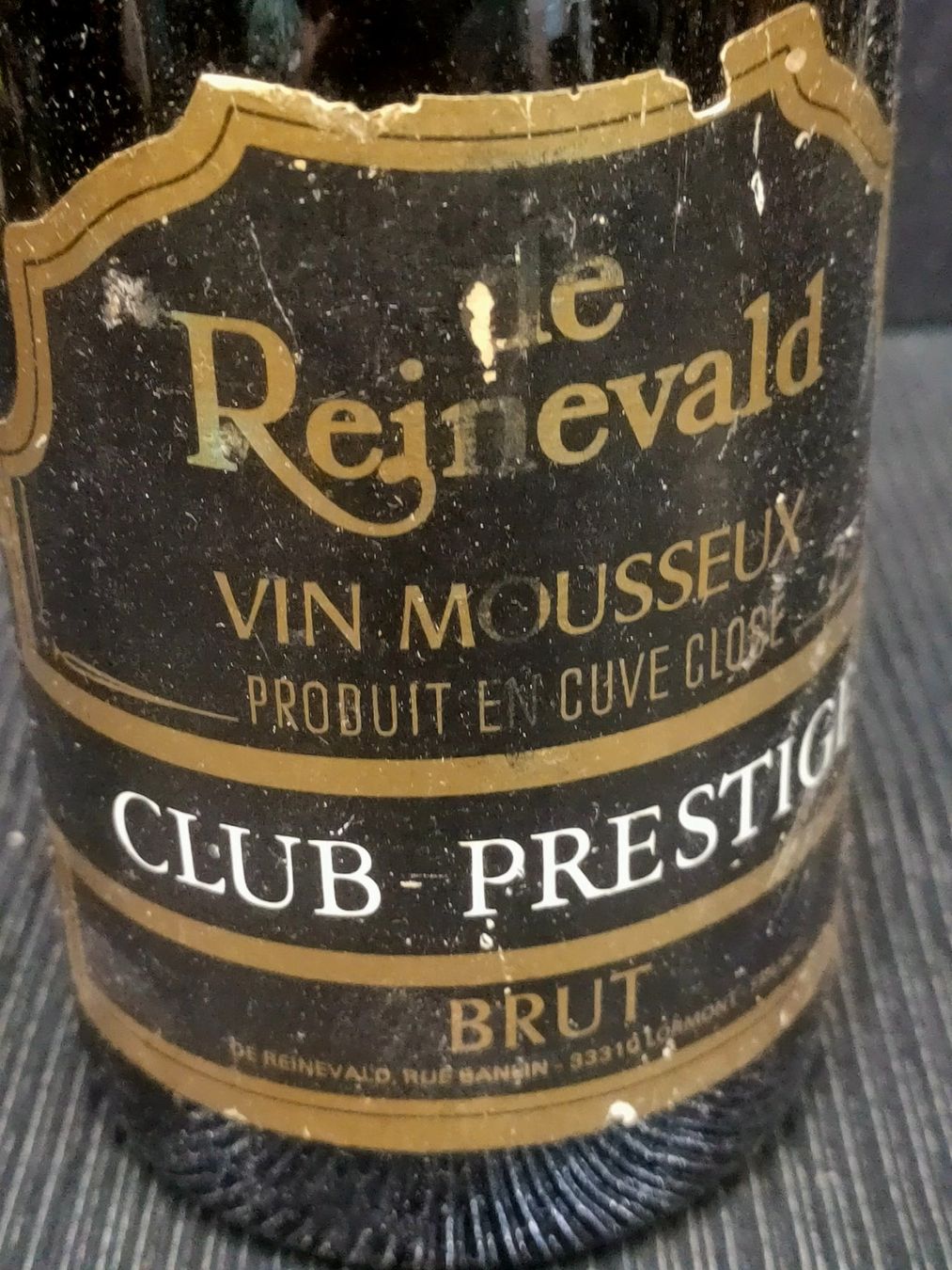 Vino: LE REINEVALD VIN MOUSSEUX – Nuovo (secondo la descrizione) da Genève venduto da Leboucheoreilles 2