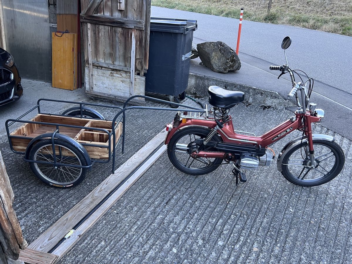 Puch Mofas: Puch Maxi S mit Anhänger – Gebraucht aus Neftenbach von Mig1989 1