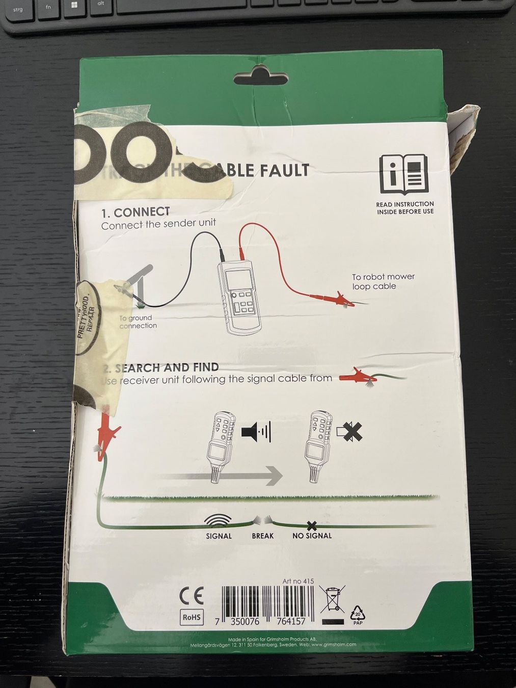 Tutti gli attrezzi: Neu: Grimsholm Signalkabel-Tracker MS6818 – Nuovo e nell'imballaggio originale da Bern venduto da PrettyGood 2