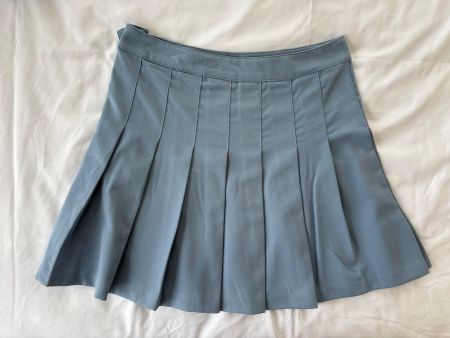 Jupe plissée H&M bleu taille 40 EUR