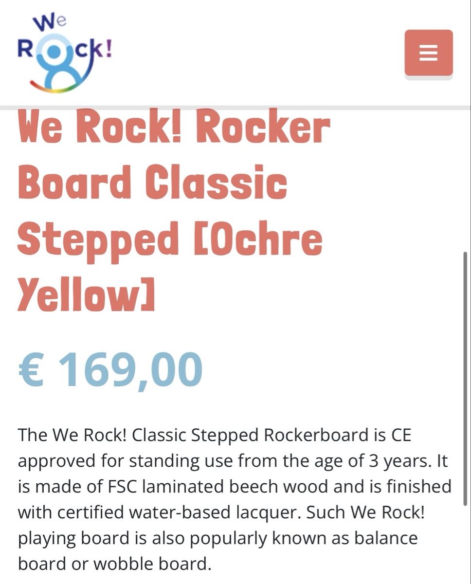 Giocattoli: We Rock Rocker Balance Board  – Usato da Mühlau venduto da mat_zzj2 5