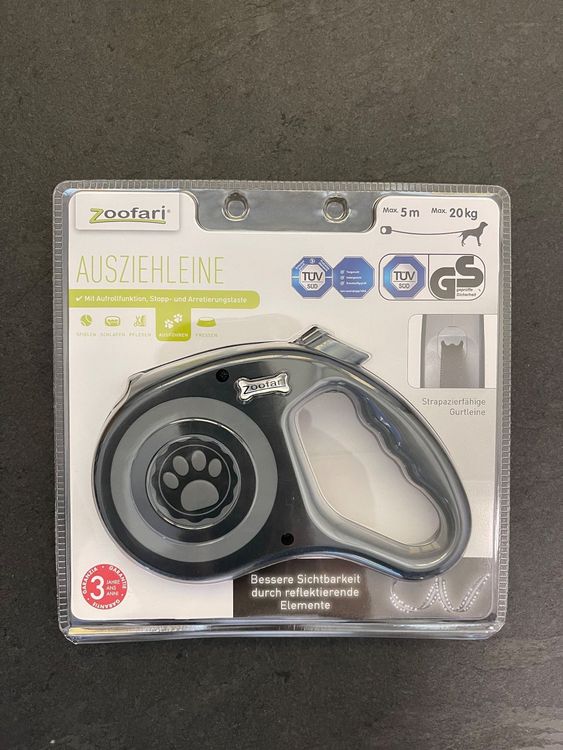 Einziehbare Hundeleine 5 Meter Mit Stodmpfung  Fr Groe & Kleine Hunde,  Robust & Sicher