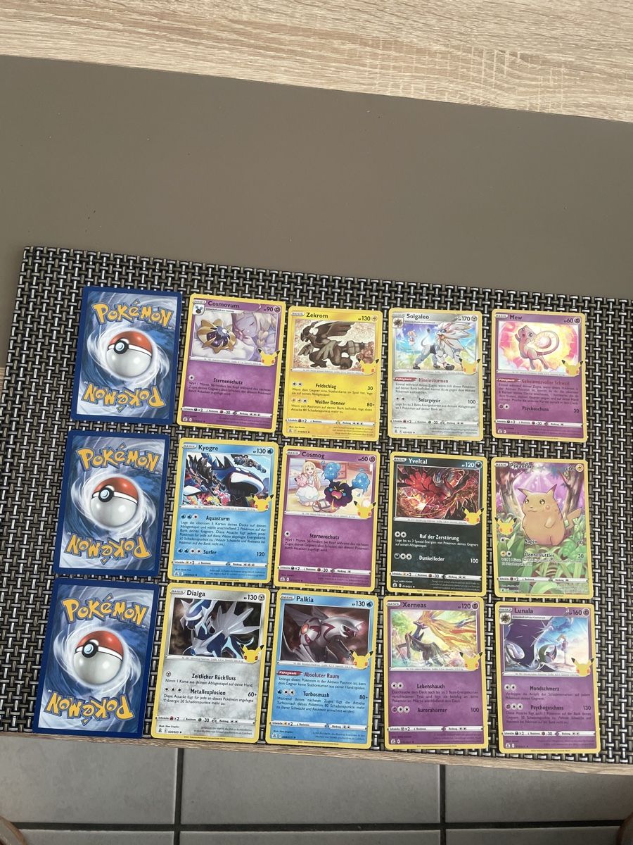 Pokémon Carte collezionabili: Pokemon Celebrationskarten 15Stück DE – Nuovo (secondo la descrizione) da Bellach venduto da Pokemam 1