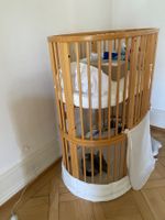 Rundbett Babybett,  Holz, guter Zustand, 70x120cm