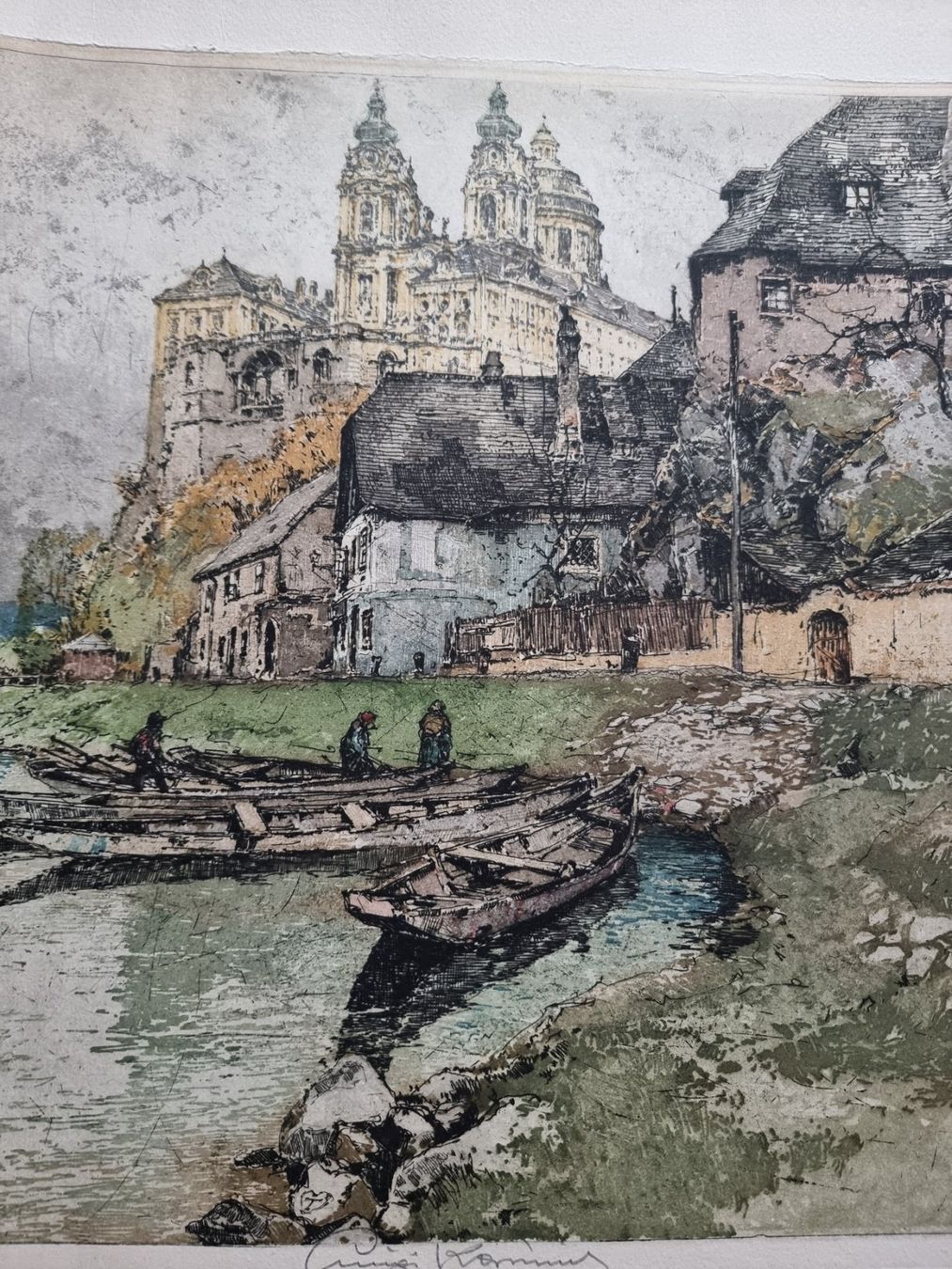 Arts picturaux & lithographies: Luigi Kasimir Farbradierung signiert – D'occasion à Gersau par grafik-kunst 4