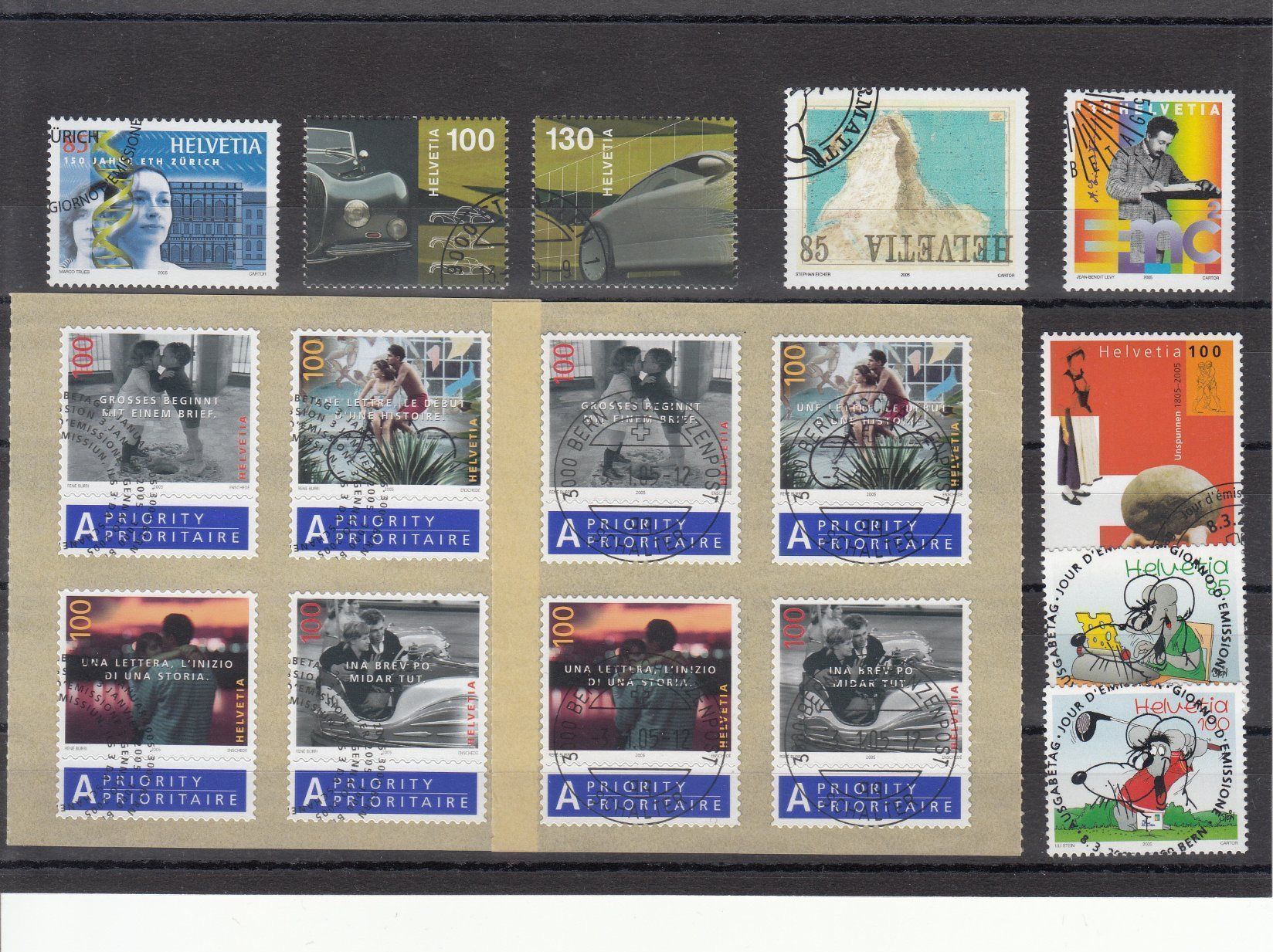 Tutti i francobolli: Frei- und Werbemarken 2005 mit ET – Usato da Bürglen TG venduto da StampGraf 1