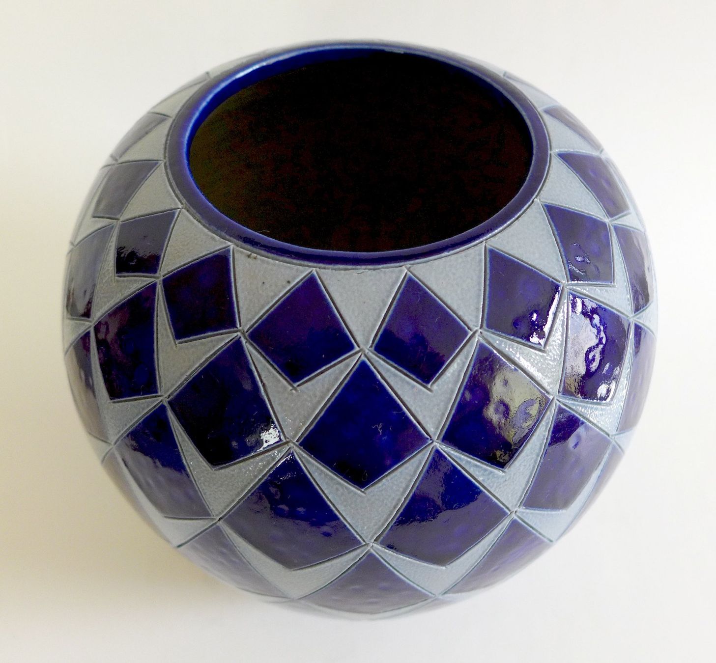 Vasi & Recipienti: Vase, Steingut 18 cm - Burger Alsace, "Art Deco" – Usato da Chur venduto da Bombai01