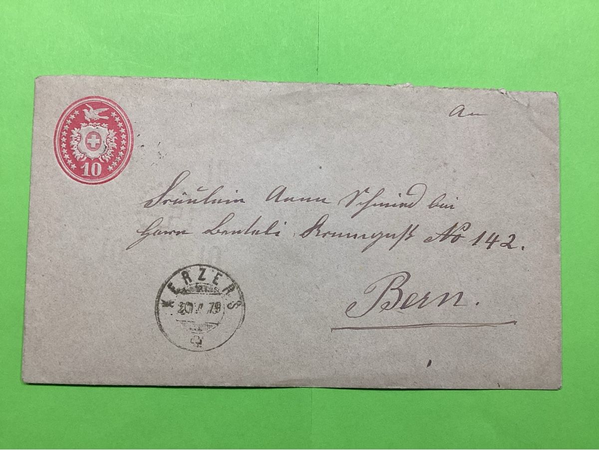 Tutti i francobolli: Brief von 1879 – Usato da Thun venduto da soernst