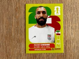 Sammelbild R. Cheshmi IRN 15 Panini FIFA World Cup 2026