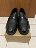 Schwarze Loafers mit dicker Sohle Grösse 47 ovp