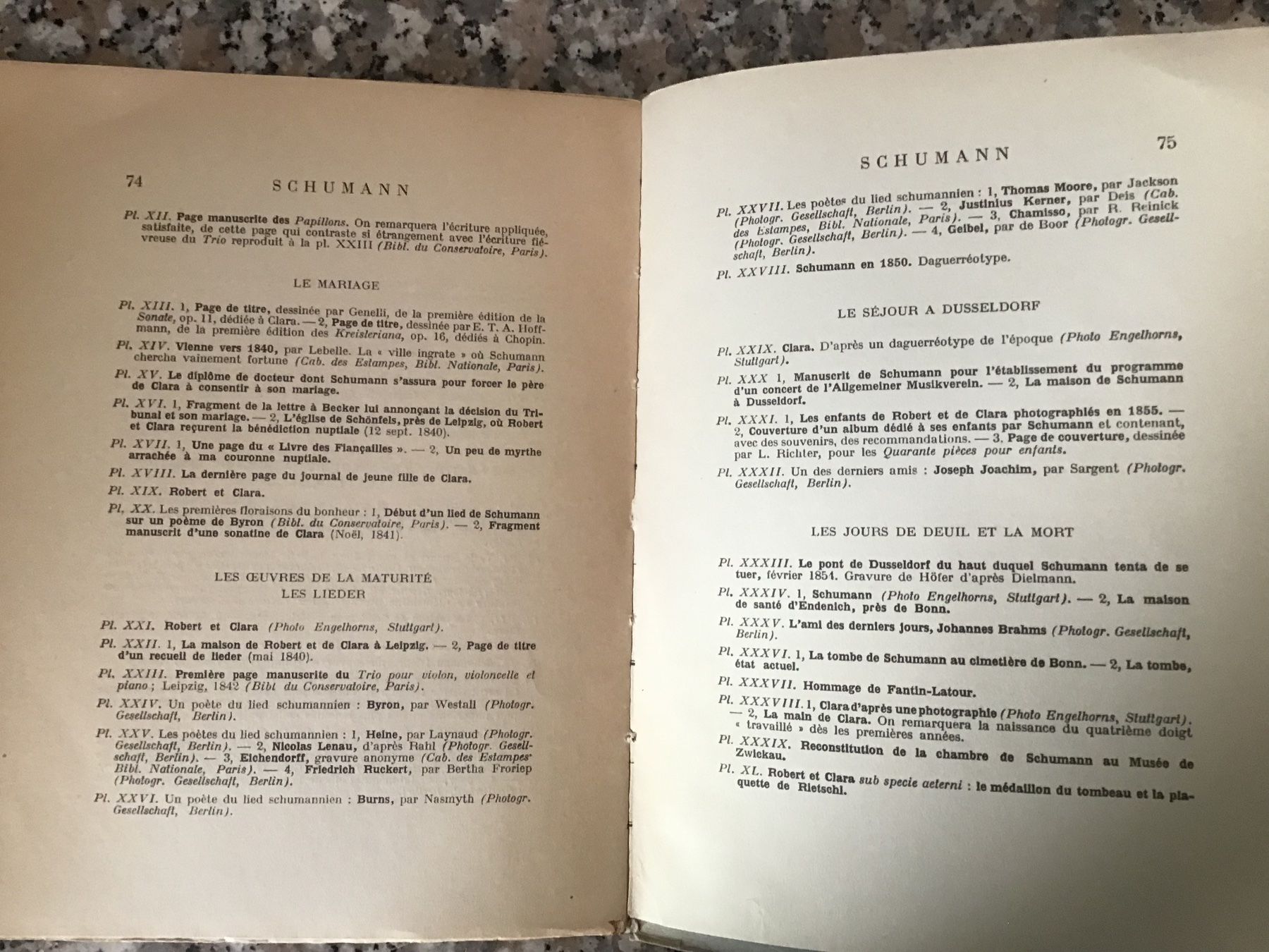 Bücher: Schumann par Marcel Beaufils 40 héliogravures – Gebraucht aus Fully von Ruby97 7
