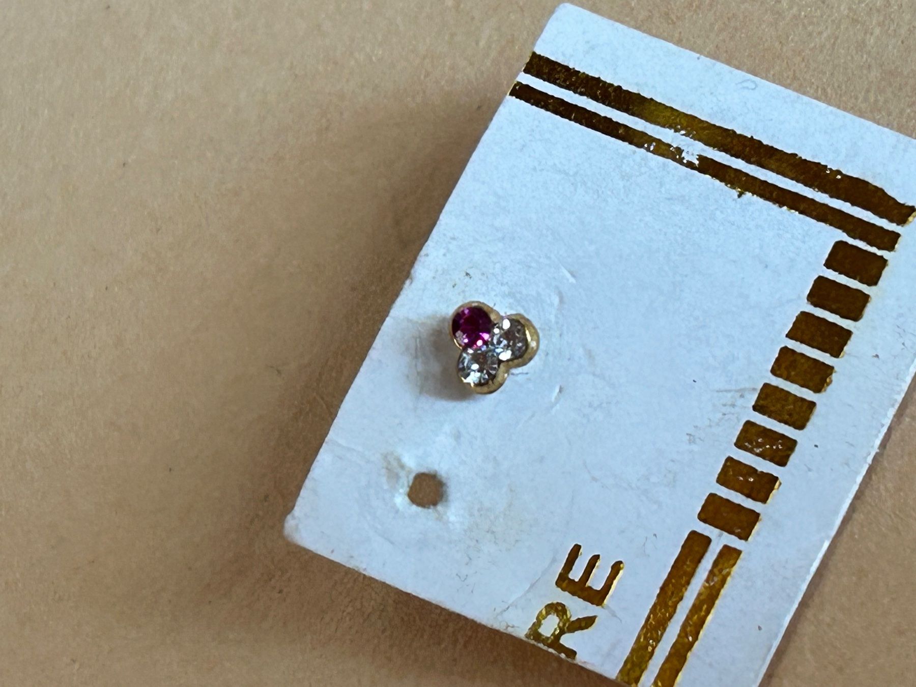 Gioielli per piercing: Nasenring indisch 3 colors – Usato da Laufen venduto da Bellavitaboom 2
